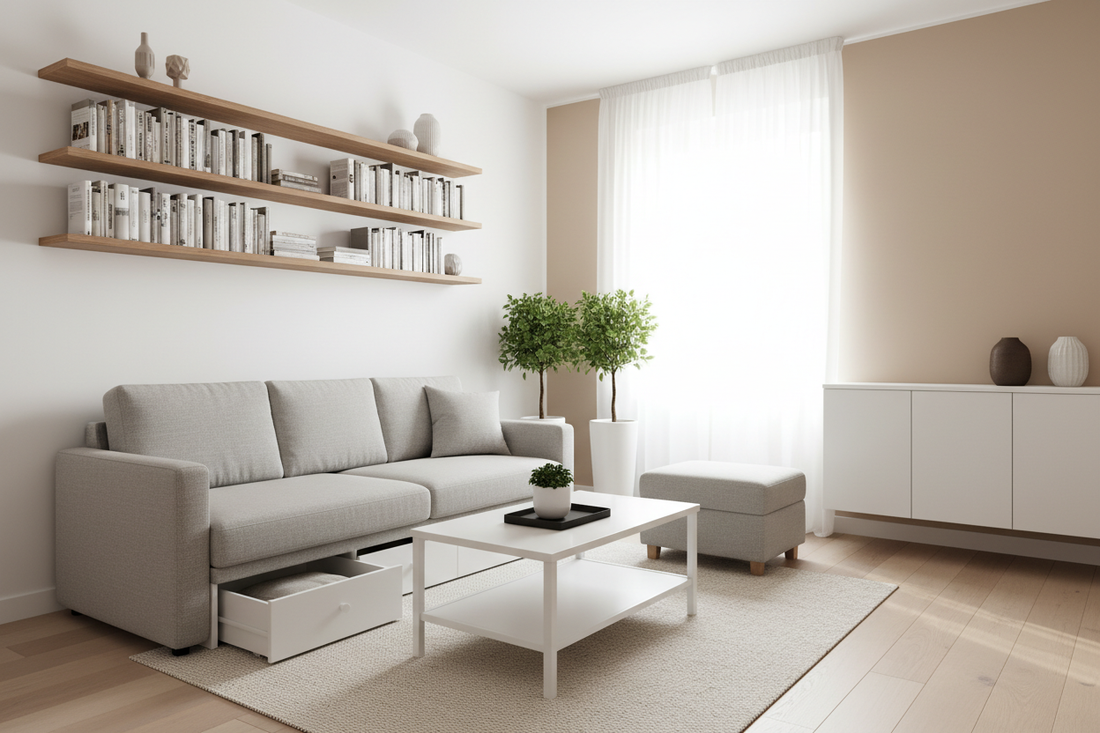 How to Organize a Small Living Room Without Clutter