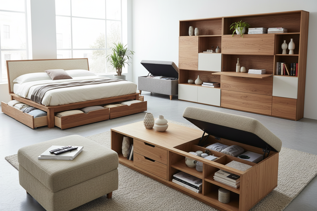 Multi-Purpose Furniture Storage Ideas